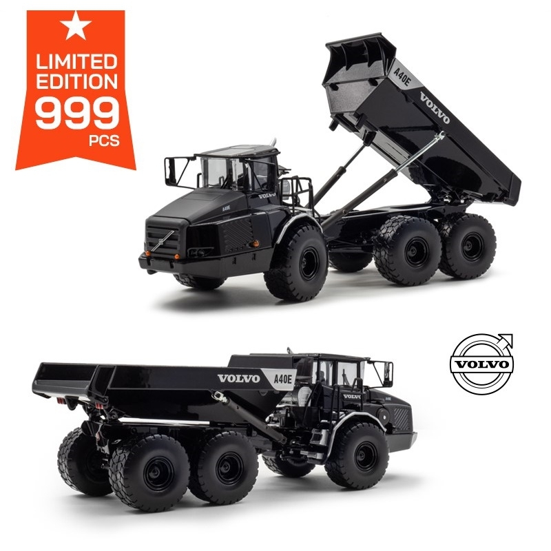 300093 - MotorArt - Volvo AD40 articulated dump truck - black edition