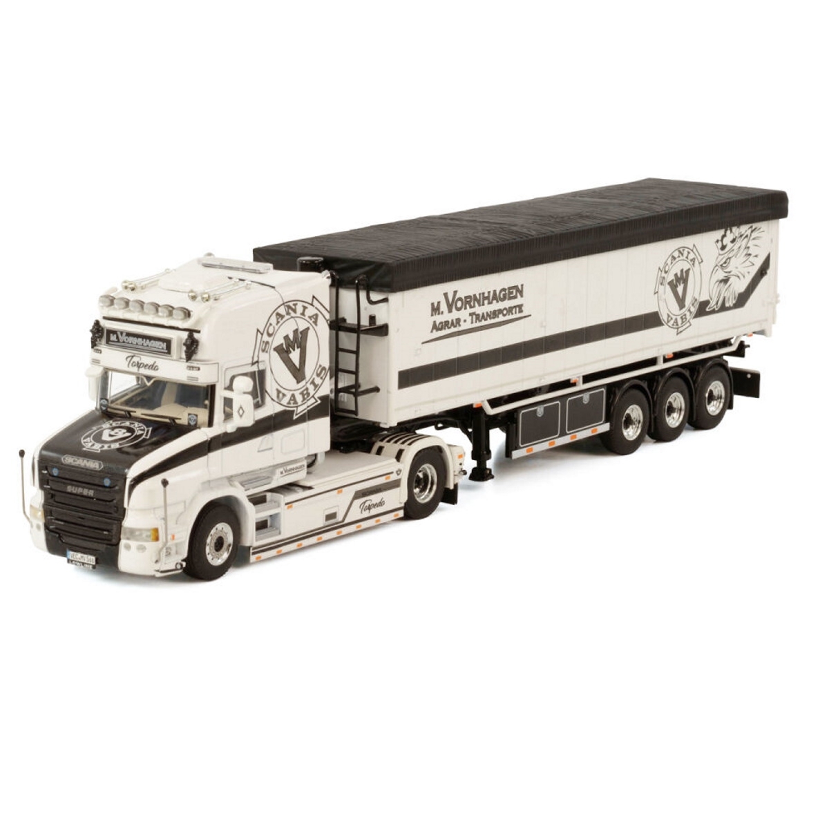 01-3588 - WSI - Scania T6 Torpedo TL 4x2 mit 3achs Volumen Auflieger - M. Vornhagen - D -