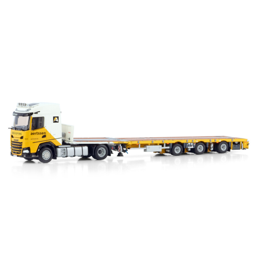 01-4271 - WSI - DAF XG 4x2 with flatbed trailer 3axle - Aertssen - B -