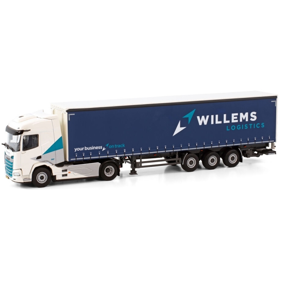 01-4052 - WSI - DAF XF SH 4x2 mit 3achs Planenauflieger - Willems Logistics - NL -