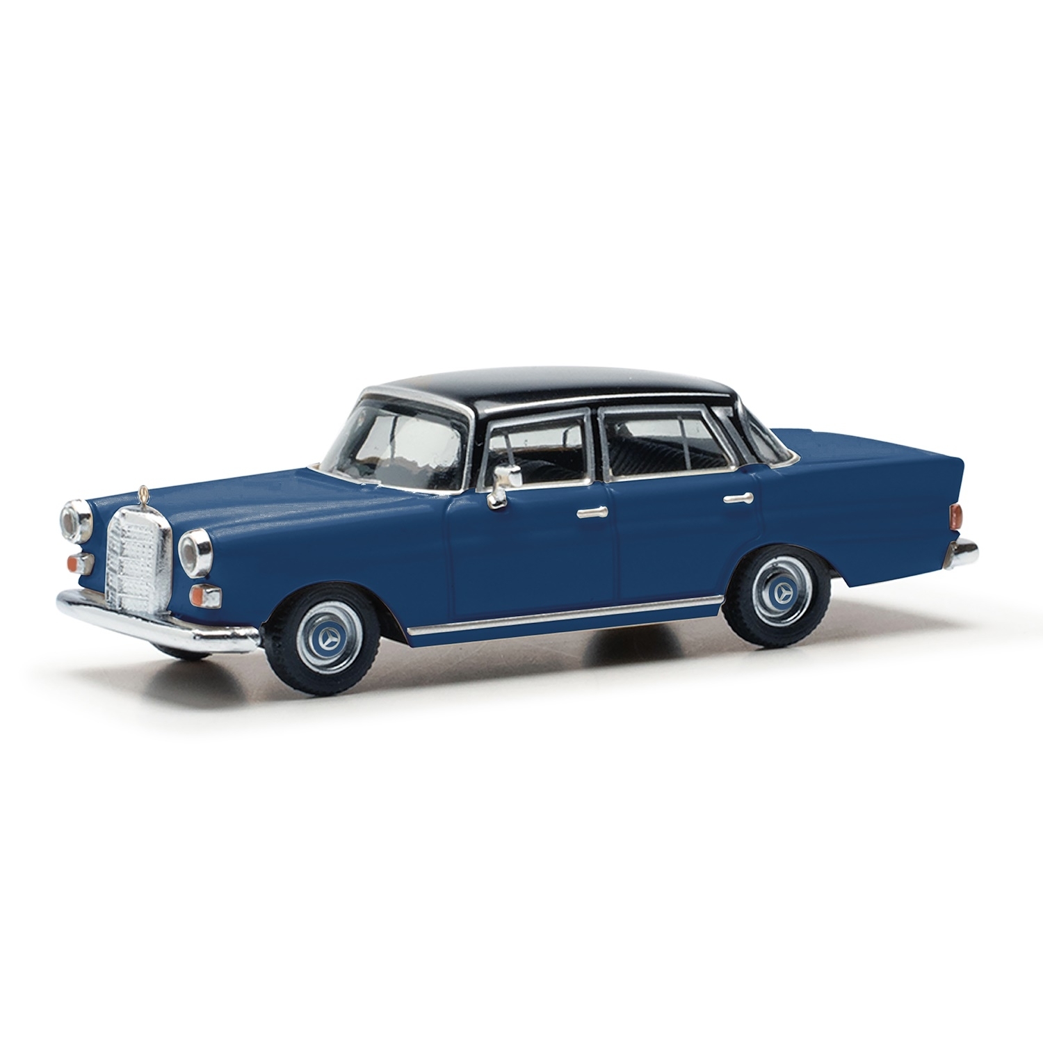 430739-004 - Herpa - Mercedes-Benz 200 Heckflosse, blau / schwarz