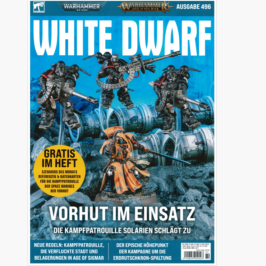 WARHAMMER - Heft - WHITE DWARF - Ausgabe 496 ( DEUTSCH )