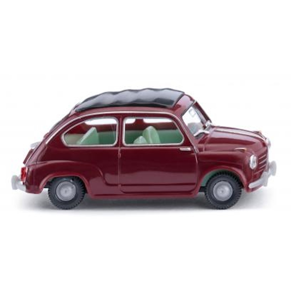 009908 - Wiking - Fiat 600 (1955-64) - weinrot