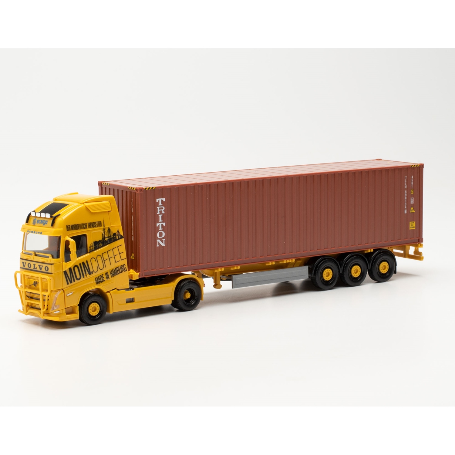 946735 - Herpa - Volvo FH5 Globetrotter XL 40ft. Container-Sattelzug "Acargo / Truckerbabe Jana"