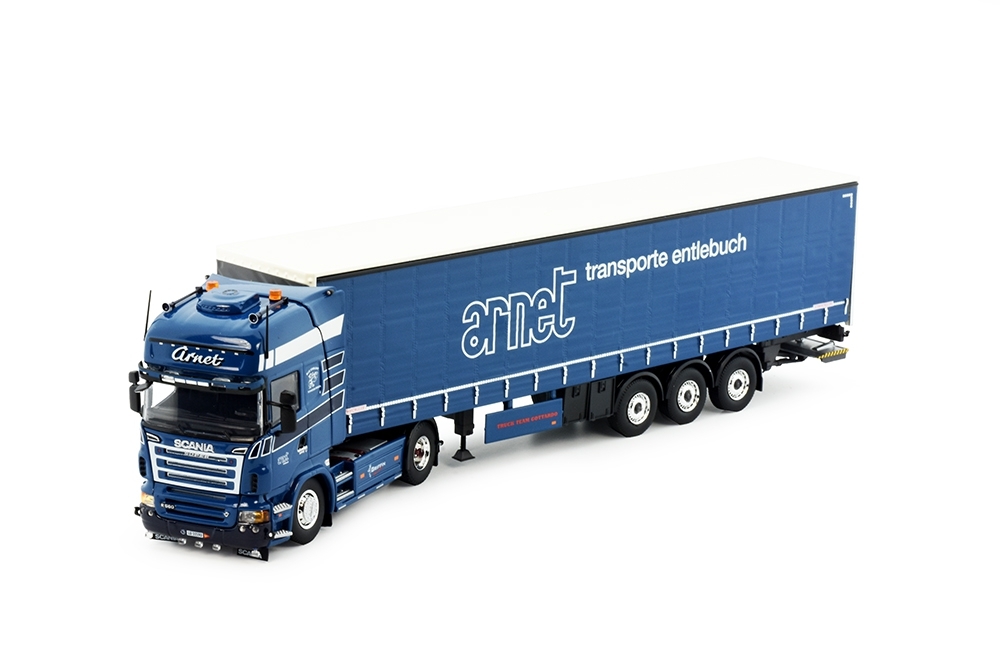 83588 - Tekno - Scania R-serie TL 4x2 with curtainside trailer 3axle  - Arnet Transport AG - CH -