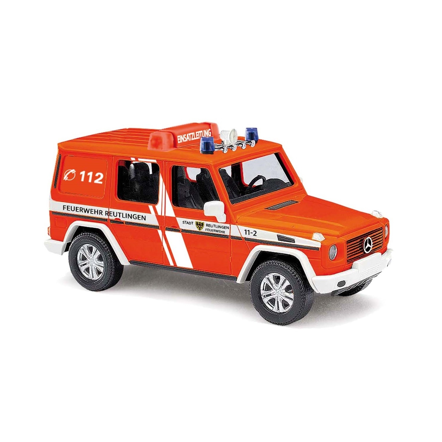 51438 - Busch - Mercedes-Benz G-Class `90  command car  "Feuerwehr Reutlingen"