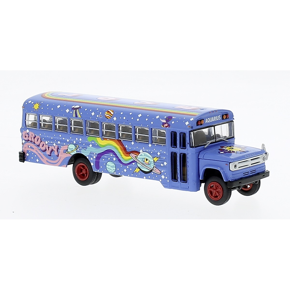 61334 - Brekina - Dodge S 600 `1970 Bus "Hippies" USA