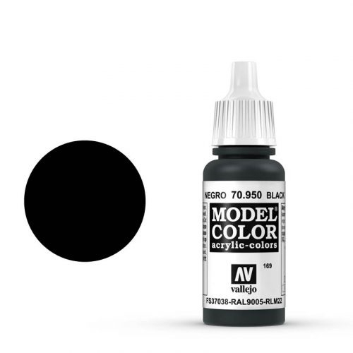 VA70950 - Vallejo - MODEL COLOR - BLACK 17ml