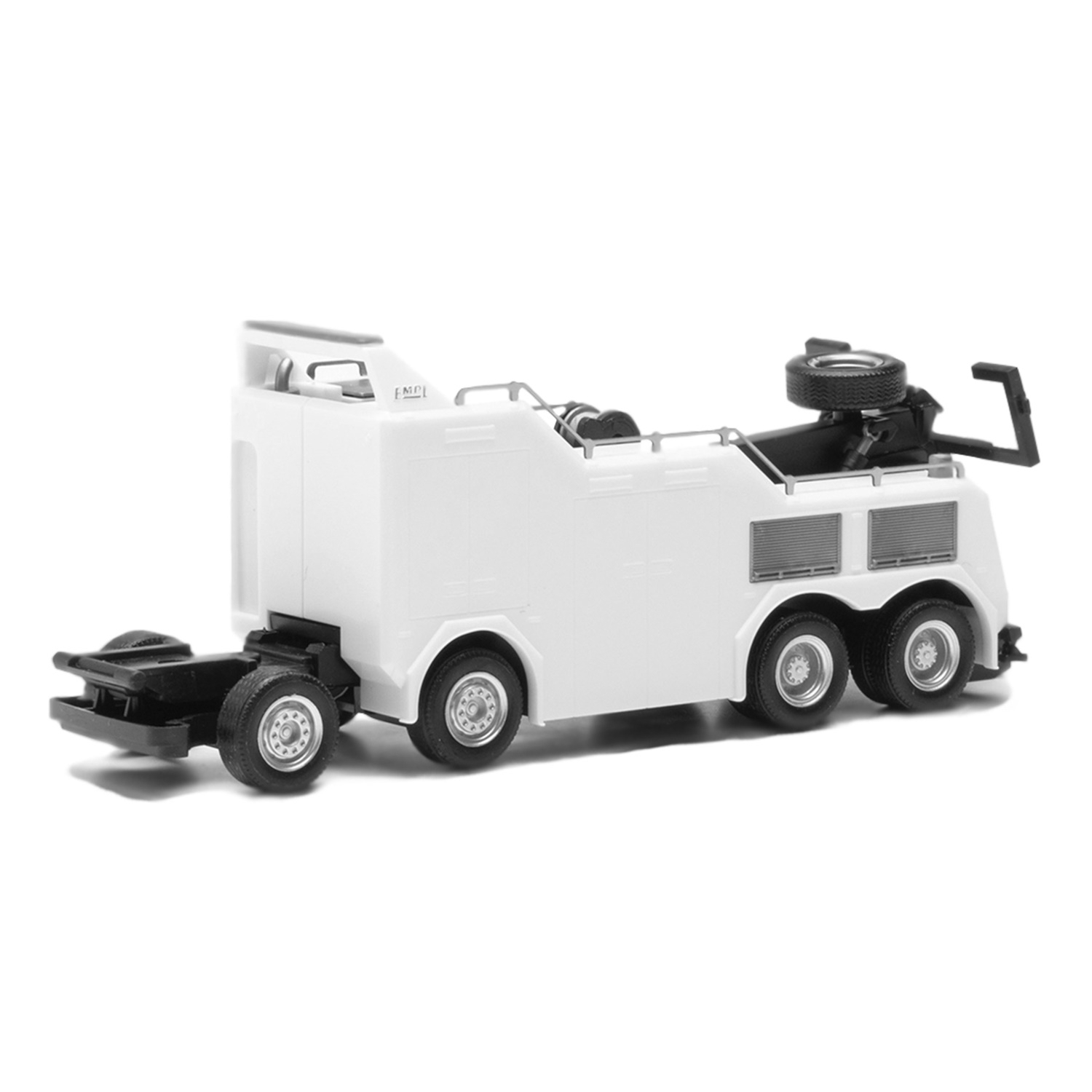 085717 - Herpa Parts Service - Empl Bison body, white with chassis and wheels - 2 pieces