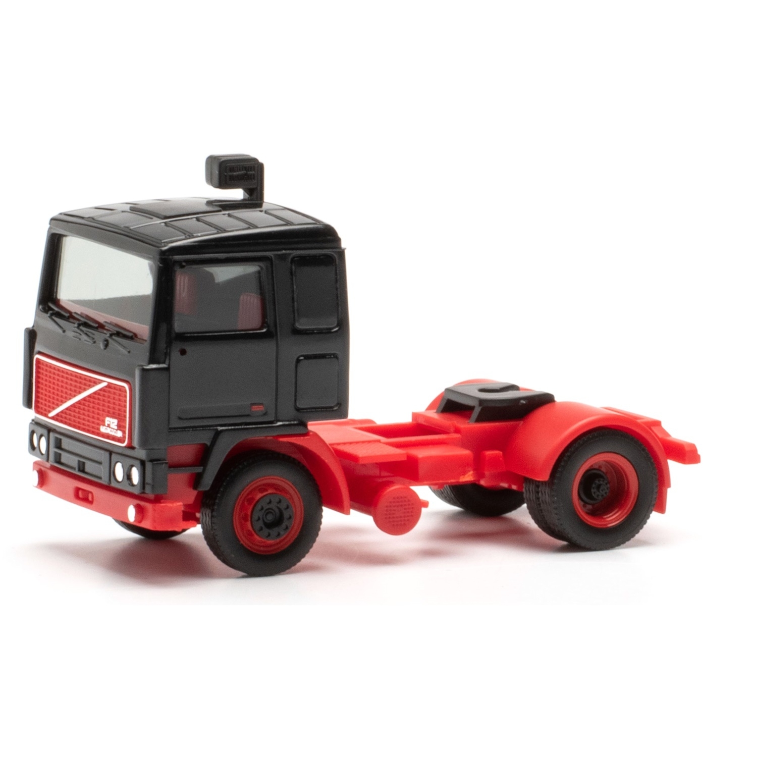 956567 - Herpa - Volvo F10 truck tractor  "75 years Herpa", black/red