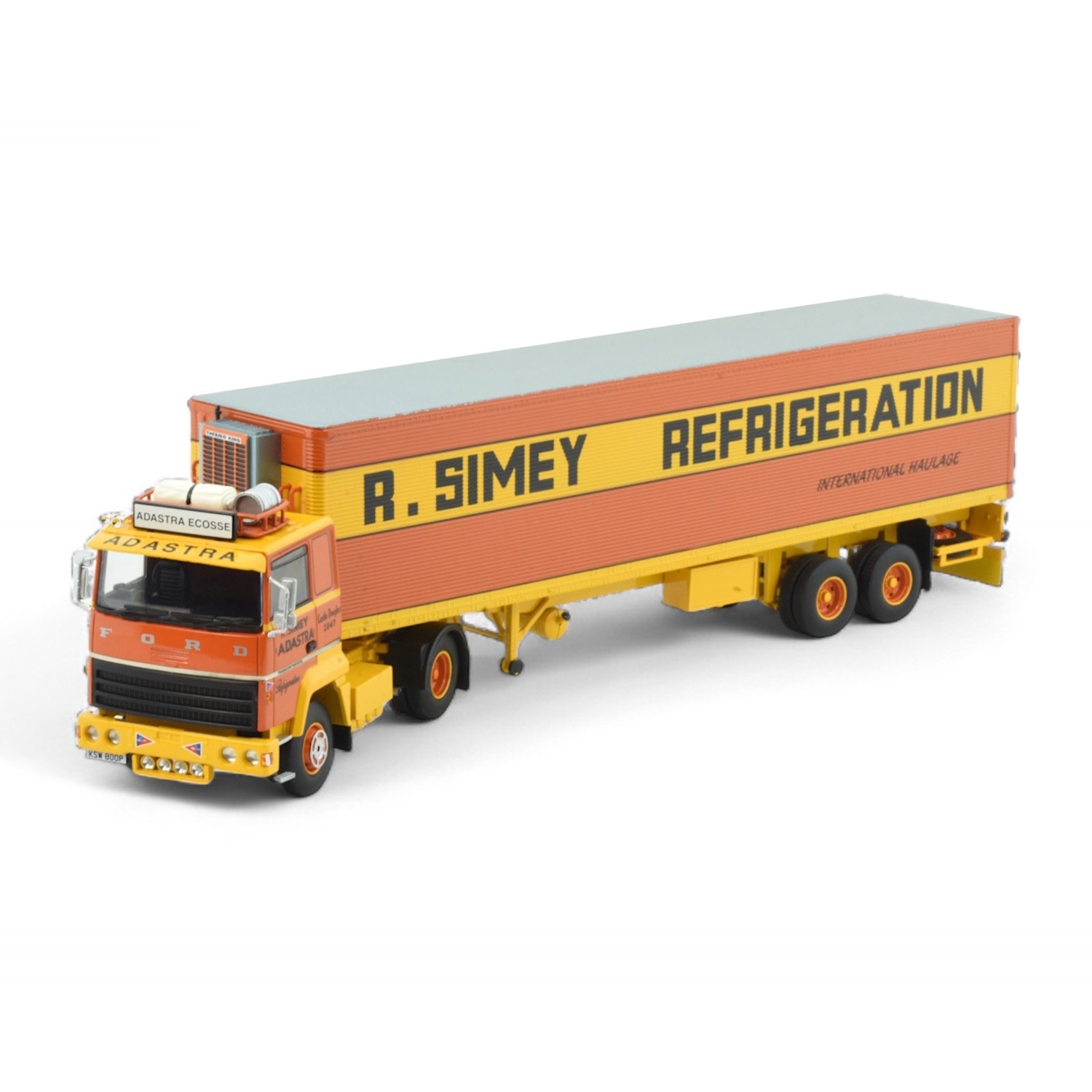 85211 - Tekno - Ford Transcontinental 4x2 with classic reefer trailer 2axle  - Roland Simey - UK -