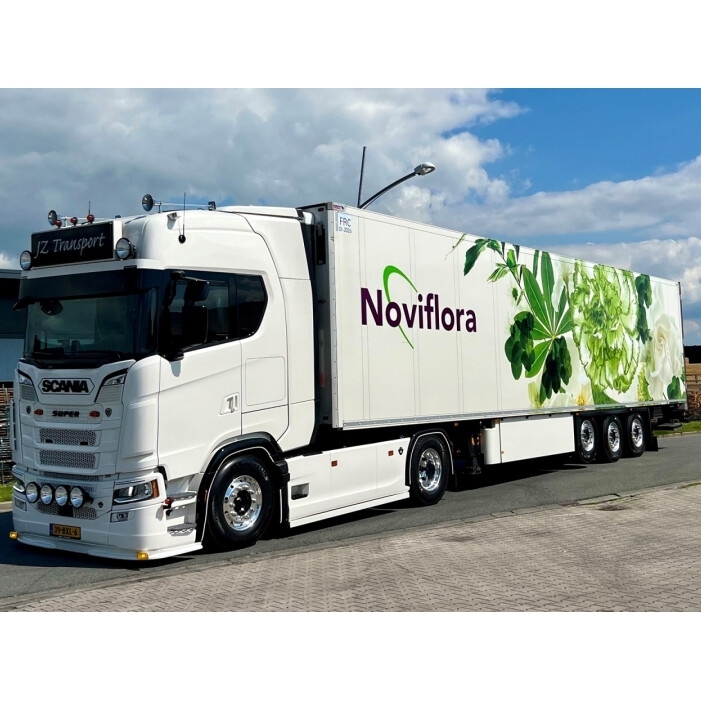 01-4677 - WSI - Scania S HL 4x2 with reefer trailer 3axle - JZ Transport Noviflora - NL -