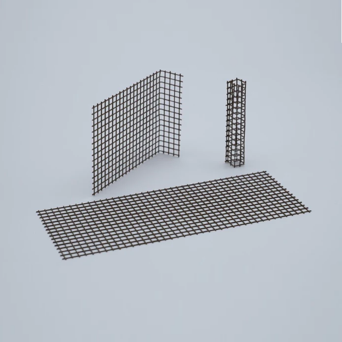 150126 - 3D-Druckfactory - Structural steel mesh - 8 pieces