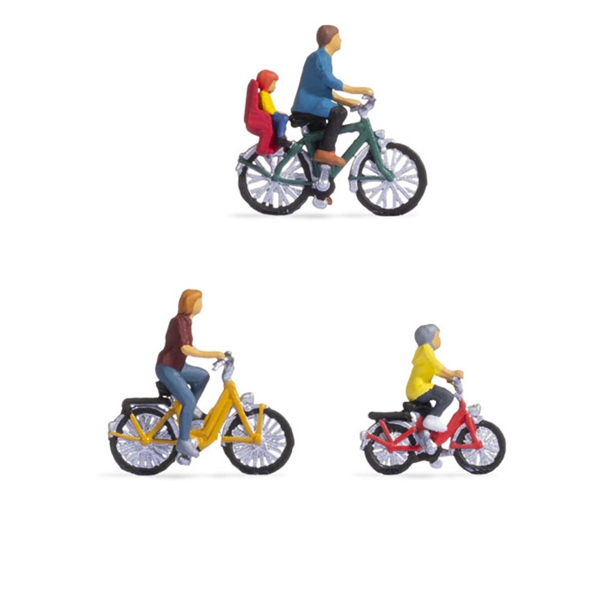 15909 - NOCH Figuren - Family on bicycles