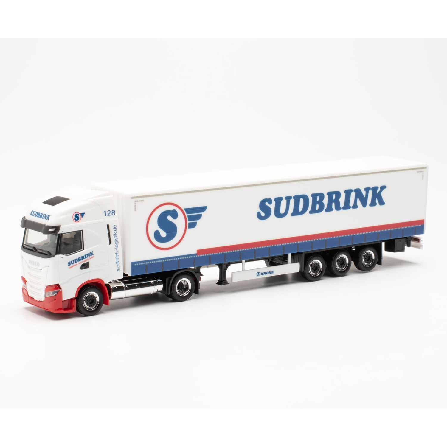 951364 - Herpa - Iveco S-Way LNG Gardinenplanen-Sattelzug "Sudbrink"