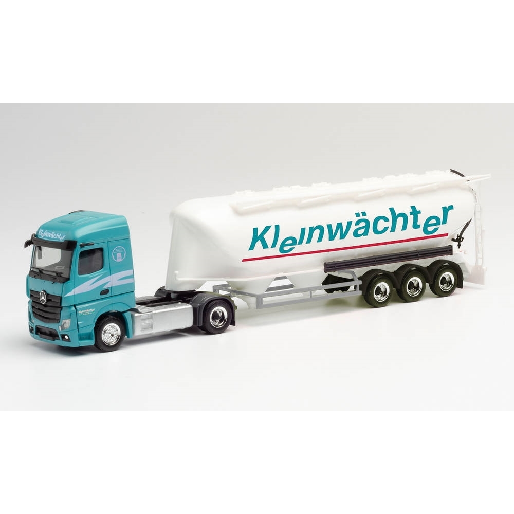 312530 - Herpa - Mercedes-Benz Actros `18 StreamSpace 2,5 silo tank trailer - Kleinwächter