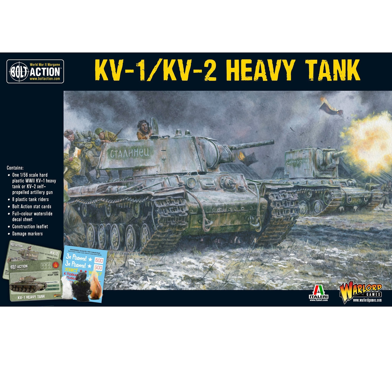 402014001 - Bolt Action - Soviet - schwerer Kampfpanzer KV1/2 - Heavy Tank