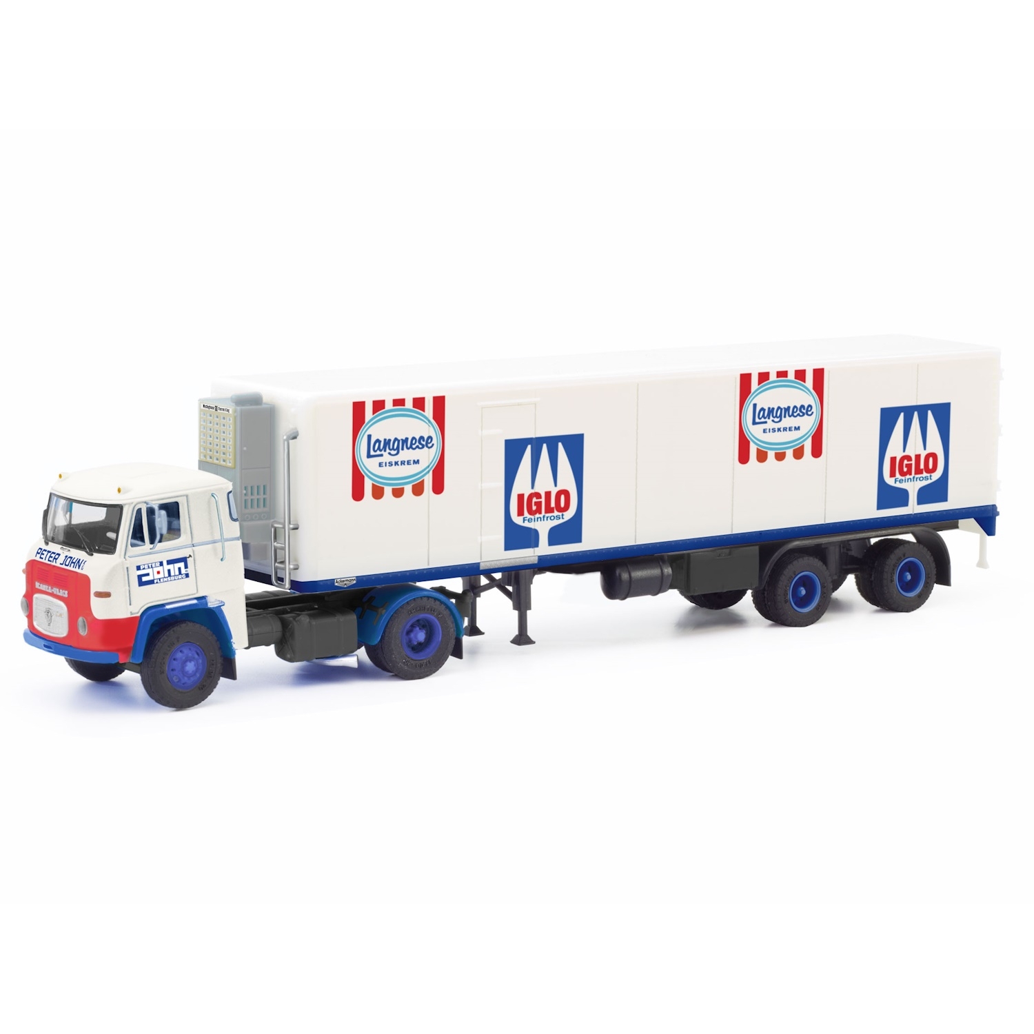 87MBS026314 - Herpa - Scania Vabis LB 76 with reefer box semitrailer "Peter John / IGLO"