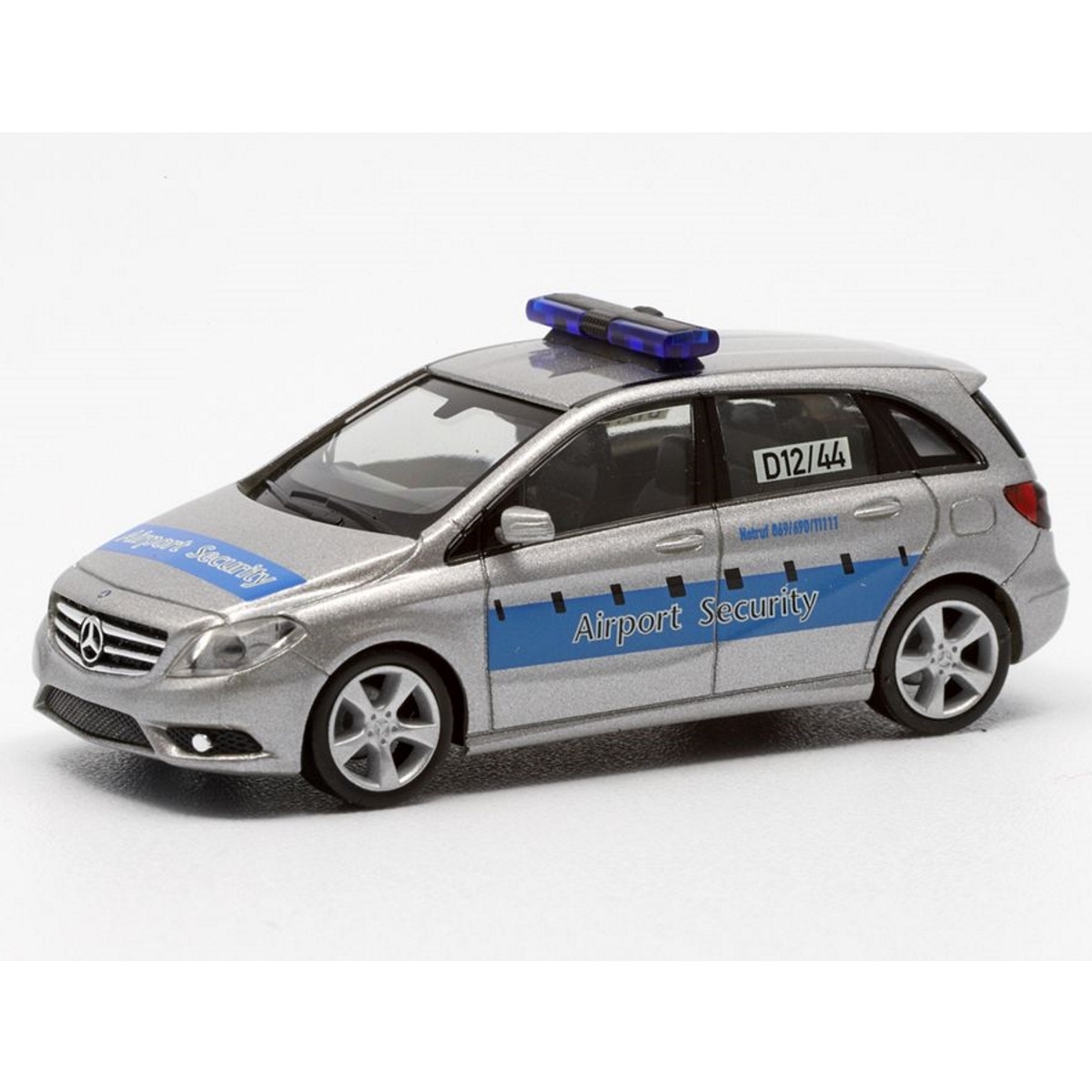 944274 - Herpa - Mercedes-Benz B-Klasse (W246) Funkstreifenwagen "Fraport / Airport Security"