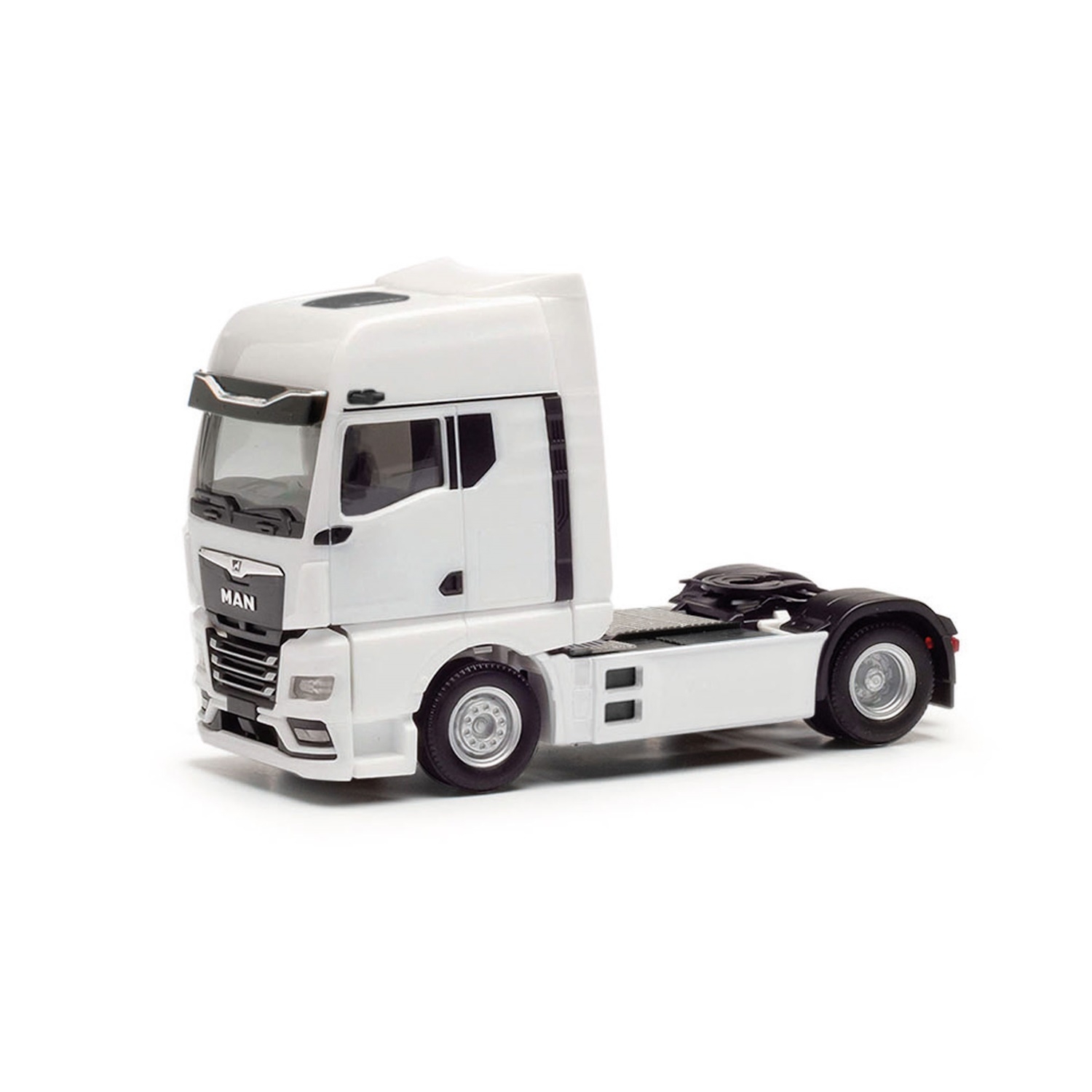 317108 - Herpa - MAN eTGX GX electric truck tractor with OptiView, white