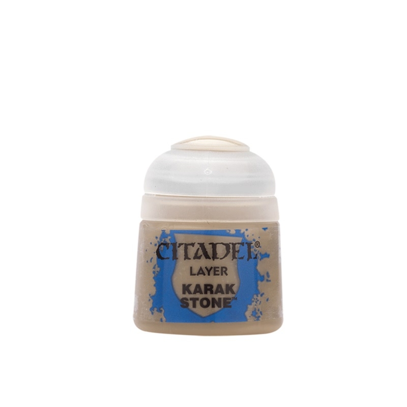 22-35 - CITADEL - LAYER KARAK STONE 12ml - Braun/Beige