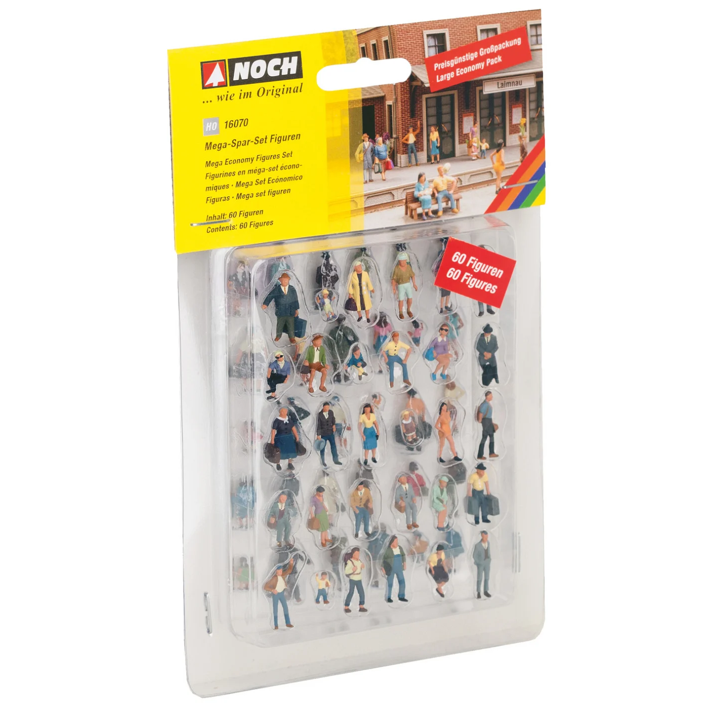 16070 - NOCH Figuren - Economy Set ( 60 pieces without benches )