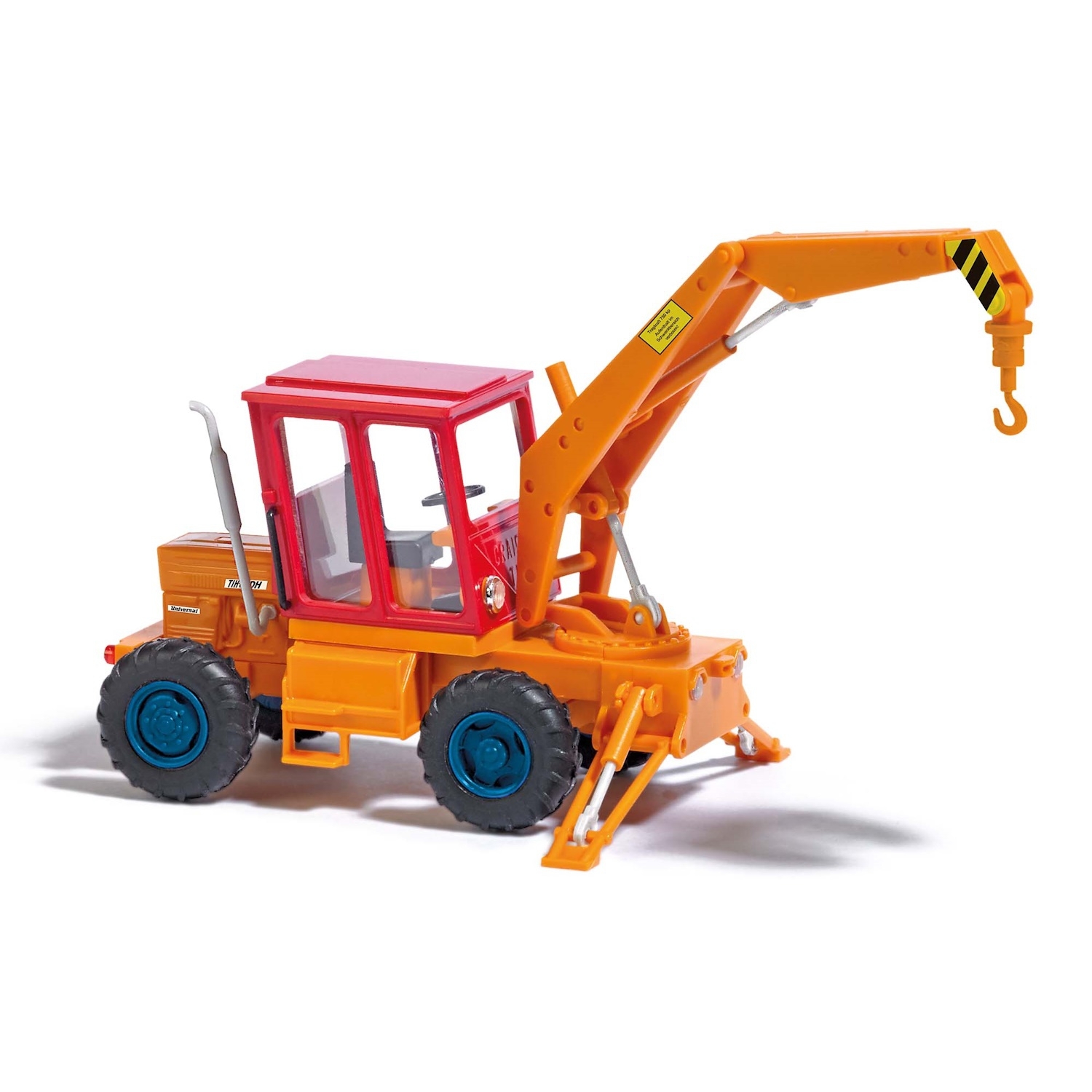 54401- Busch - TIH 445 `1975 material handler with hook, orange