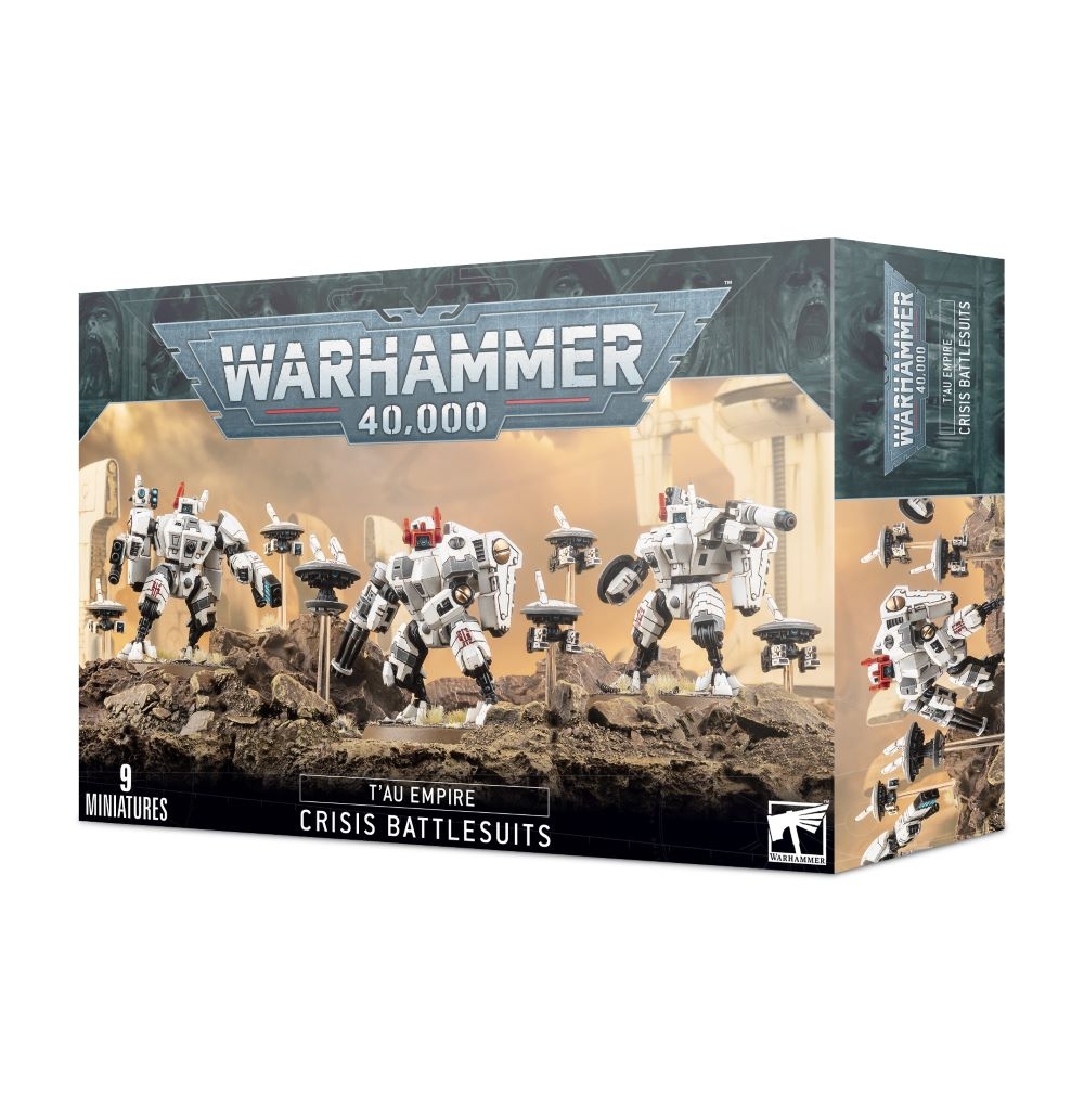 56-07 - Warhammer 40.000 - T'AU EMPIRE - XV8 CRISIS BATTLESUITS - Tabletop