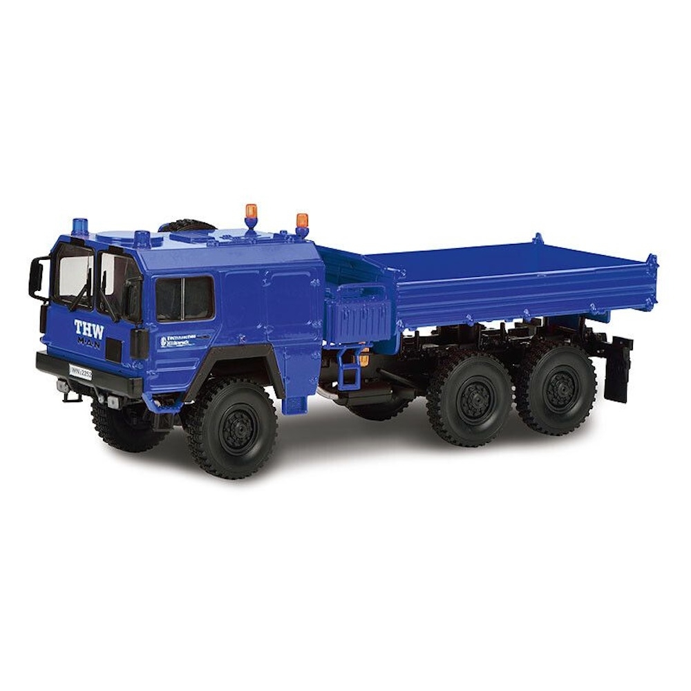 452679400 - Schuco - MAN Kat1 tipper, 3axle "THW"