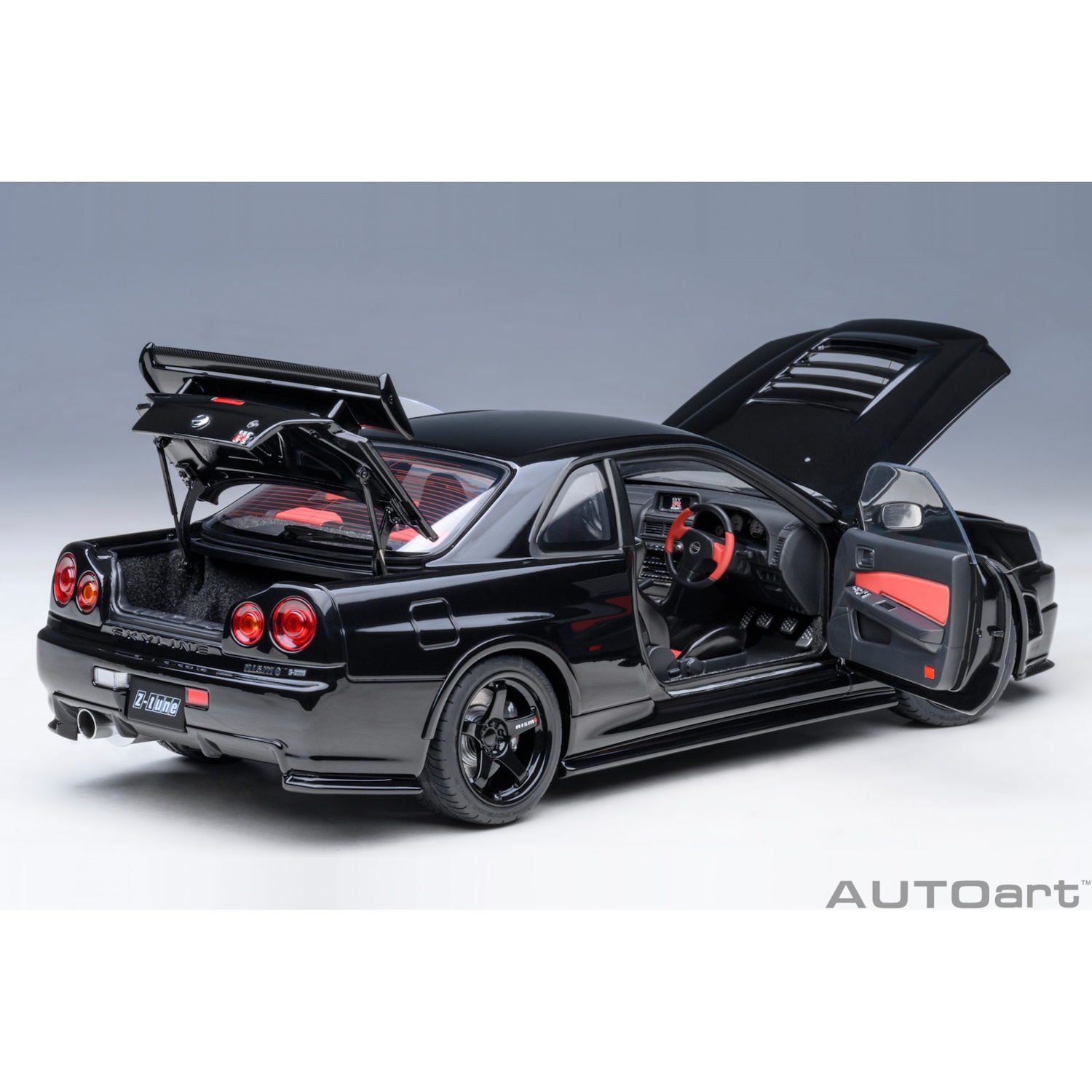 73463 - Autoart - Nissan Skyline GT-R (R34) Z-tune, schwarz metallic