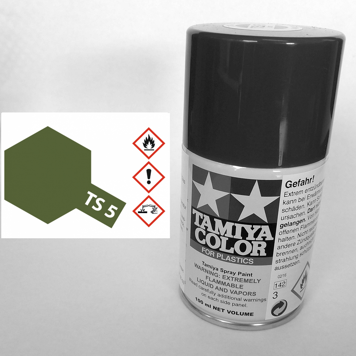 85005 - Tamiya - brown olive matt 100ml , spray paint TS-5