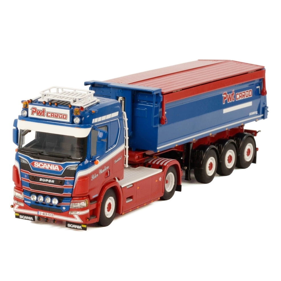 01-3609 - WSI - Scania R/CR20N 4x2 with tipper trailer 3axle   - PWT Cargo - B -