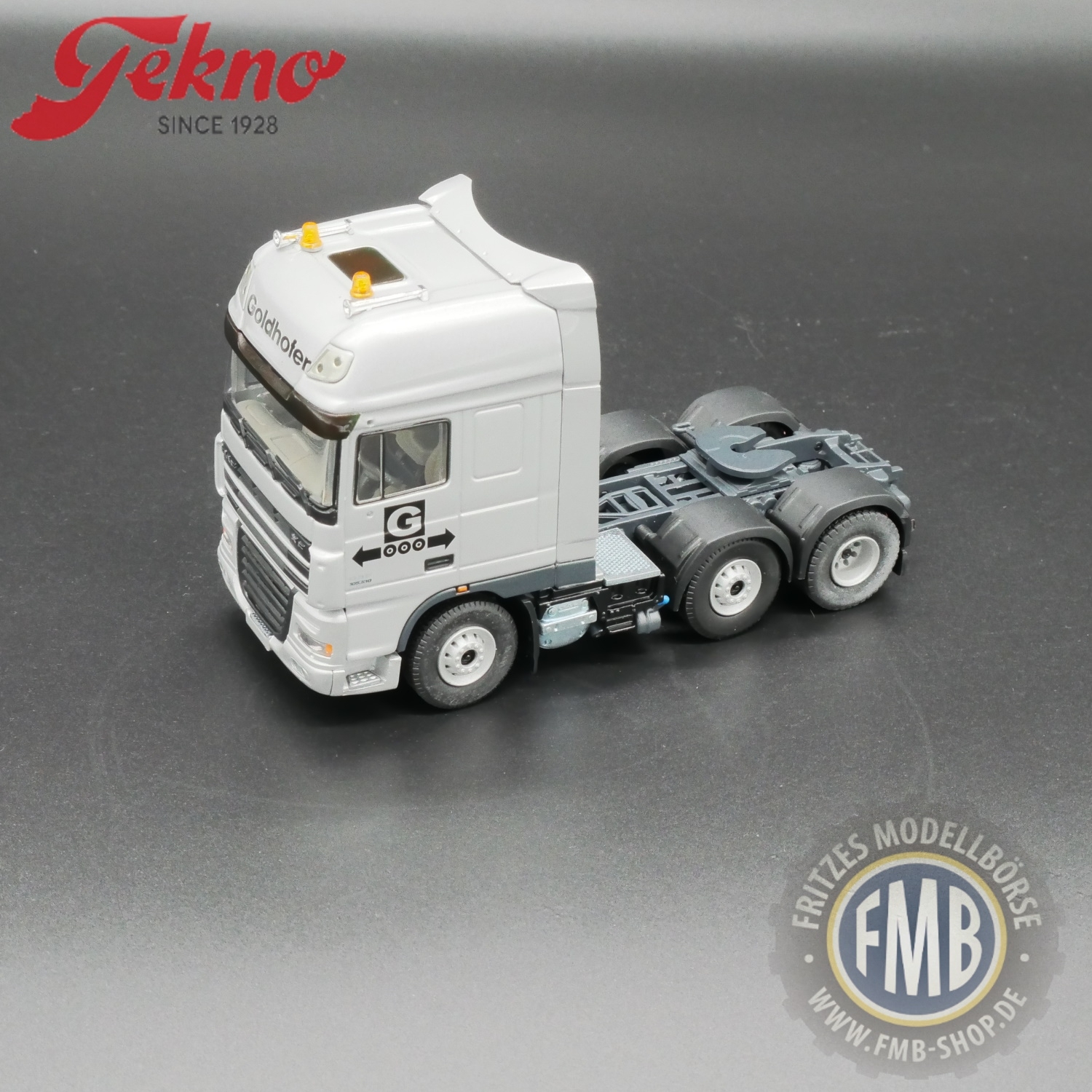 58664A - Tekno - DAF 105 XF SSC  truck tractor 3axle - Goldhofer -