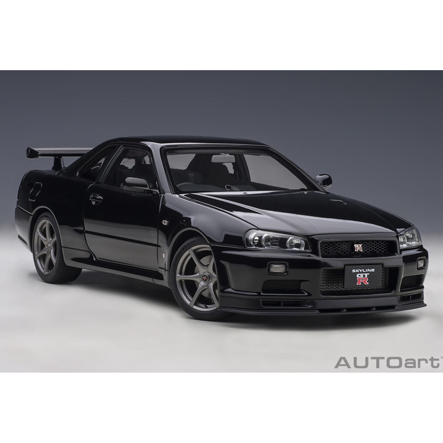 73407 - Autoart - Nissan Skyline GT-R (R34) V-spec II, schwarz metallic