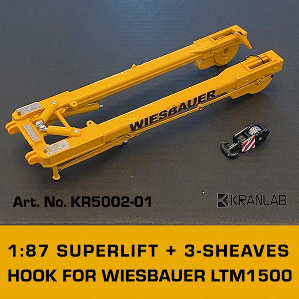 KR5002-01 - Kranlab - Superlift-Abspannung & Haken für LTM 1500 - Wiesbauer