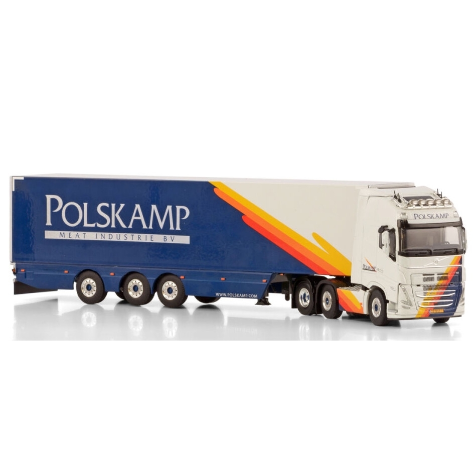 01-4228 - WSI - Volvo FH5 GL XL 6x2 mit 3achs Kühlauflieger - Polskamp Meat Industries - NL -