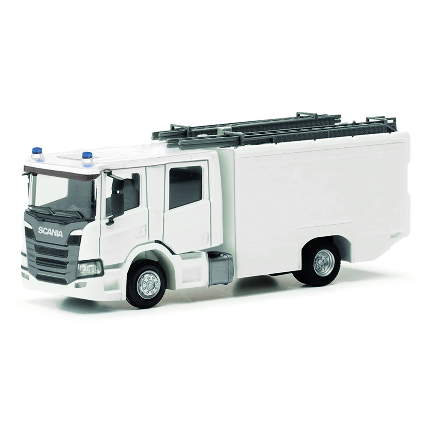 085731-002 - Herpa Parts Service - Scania CP28 CrewCab fire engine, white- 2 pieces