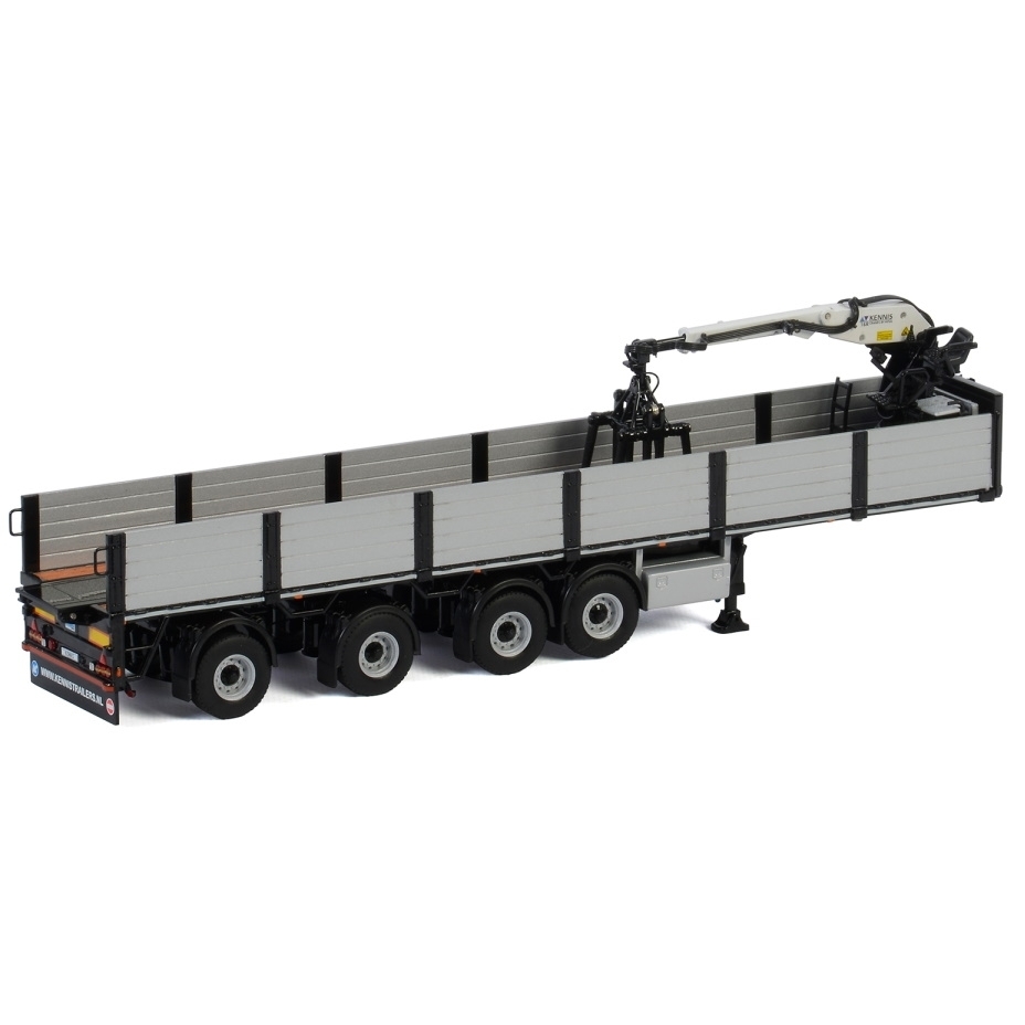 04-2088 -  WSI - brick trailer 4axle  - black -