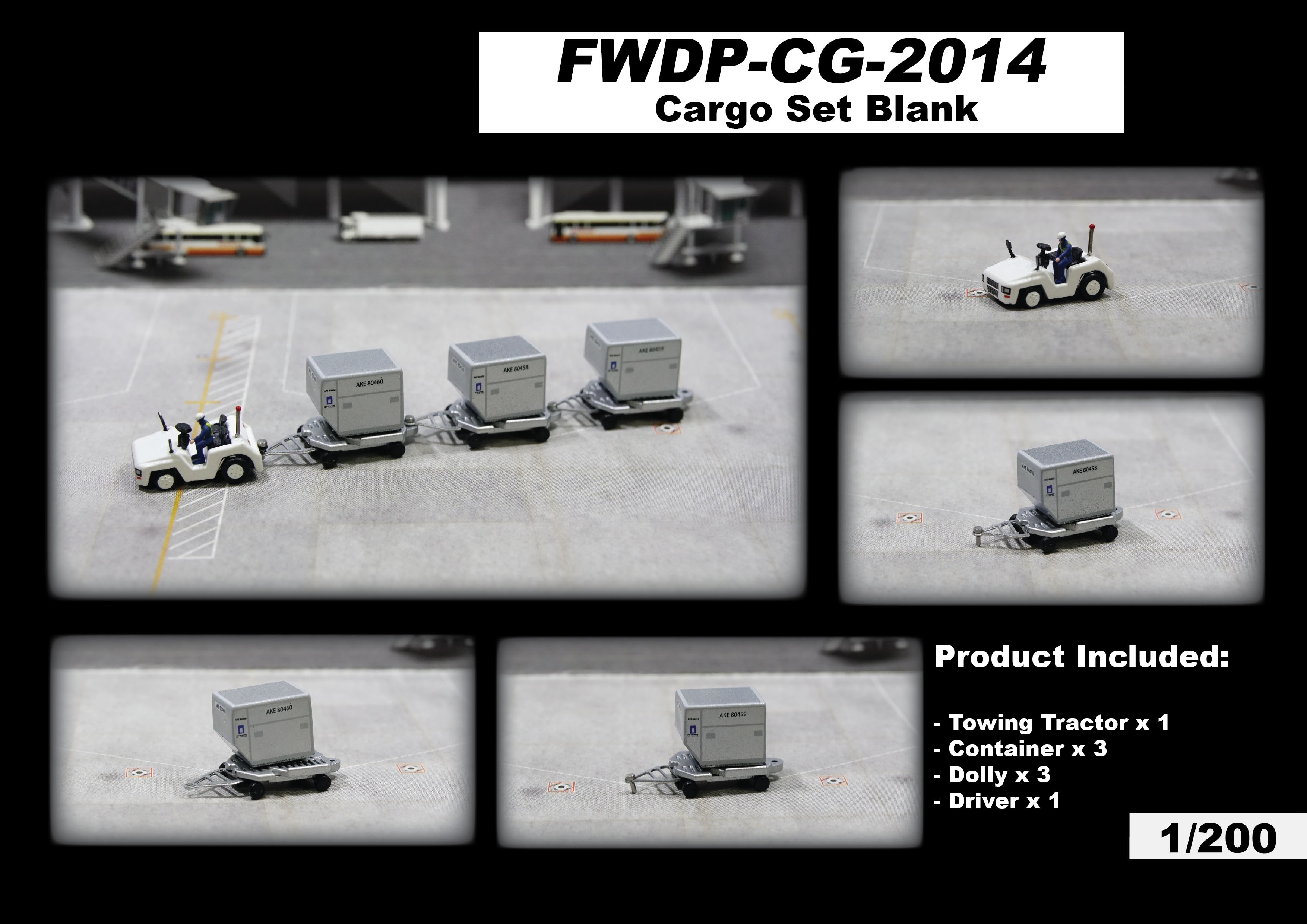 FWDP-CG-2014 - Fantasy Wings - Cargo Set blank - 1:200