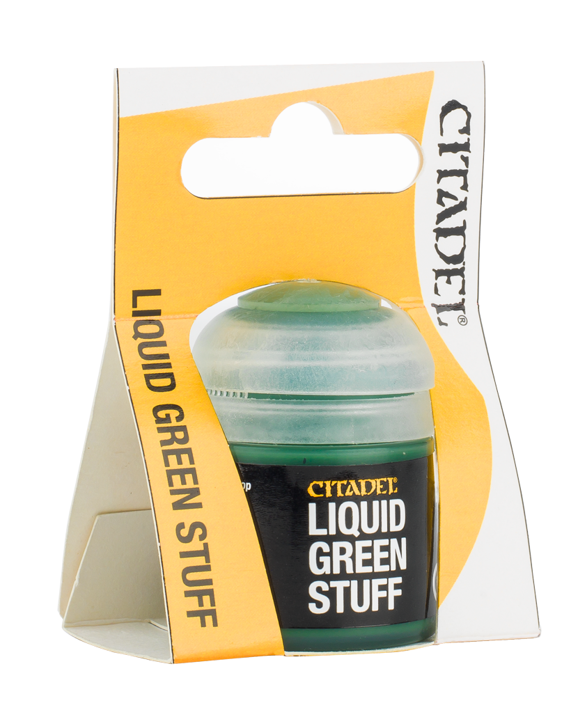 66-12 - CITADEL - Liquid Green Stuff 12ml - ideal kleine Spalten zu füllen