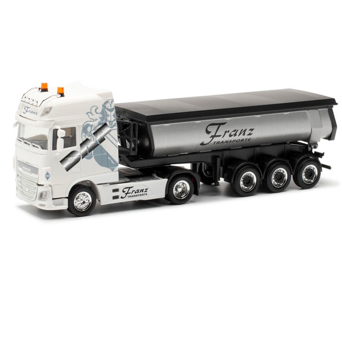 949811 - Herpa - DAF XF SSC Thermomulden-Sattelzug "Spedition Franz / Trucker Babe Mona"