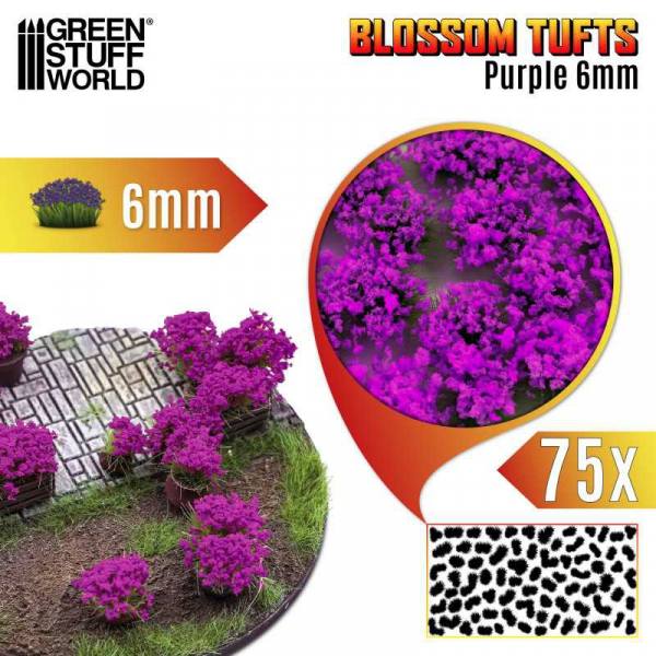 9283 - Green Stuff World - Purple  Blossom Tuft