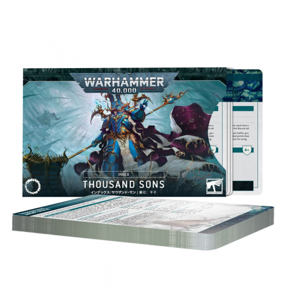 72-36 - Warhammer 40.000 - INDEX CARDS THOUSAND SONS - Tabletop D