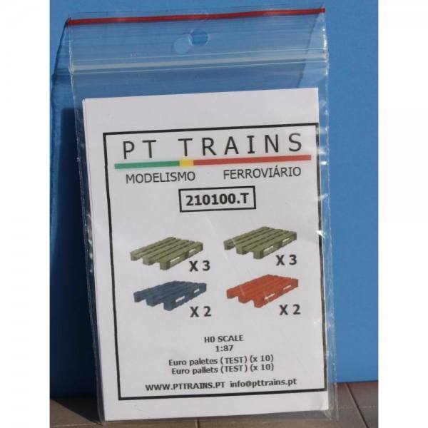 210100.T - PT-Trains - 10 Europaletten, gemischte Farben