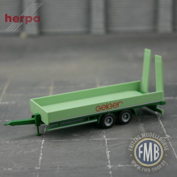 940702 - Herpa - Tieflade-Anhänger mit Rampen "Geiger"