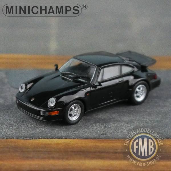 069104 - Minichamps - Porsche 911 Turbo (1990), schwarz
