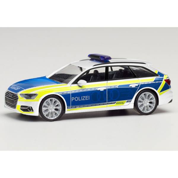 096058 - Herpa - Audi A6 Avant - Funkstreifenwagen "Polizei Niedersachsen / Audi Vorführfahrzeug"