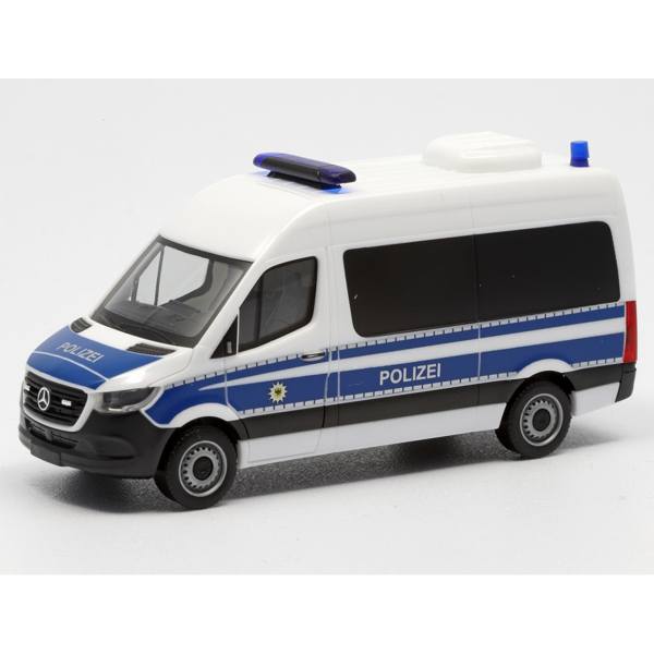 947268 - Herpa - Mercedes-Benz Sprinter `18 Bus HD  BatKw / GruKw "Bundespolizei"