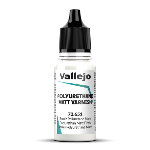 VA72651 - Vallejo - Polyurethane Matt Varnish 18 ml - Auxiliary
