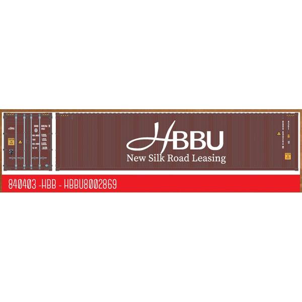 840403 - PT-Trains - 40ft. Highcube Container "HBB - HBBU8002869"